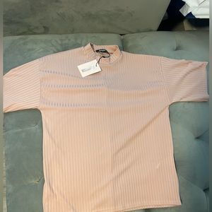 Missguided Short Sleeve Drop Shoulder Oversized Tee
